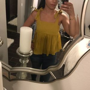 Mustard BP girly top